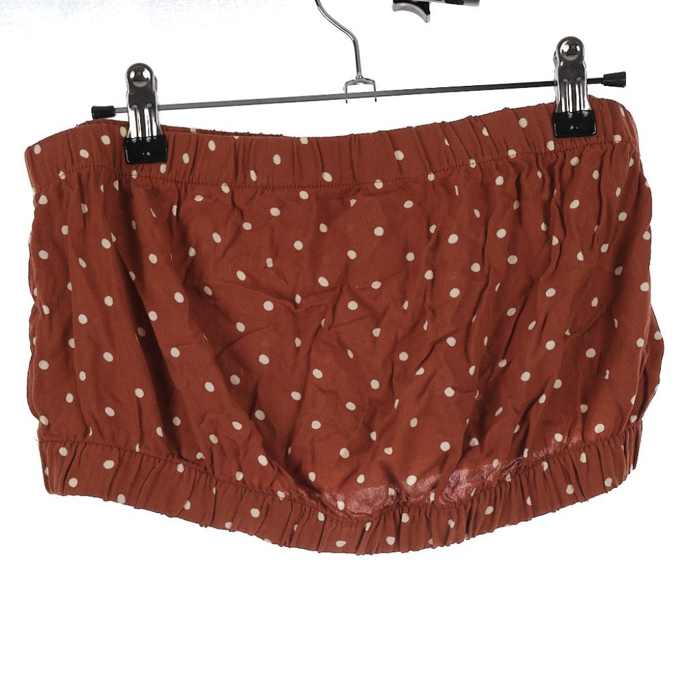 American Eagle Burnt Orange Polka Dot Crop Top Medium